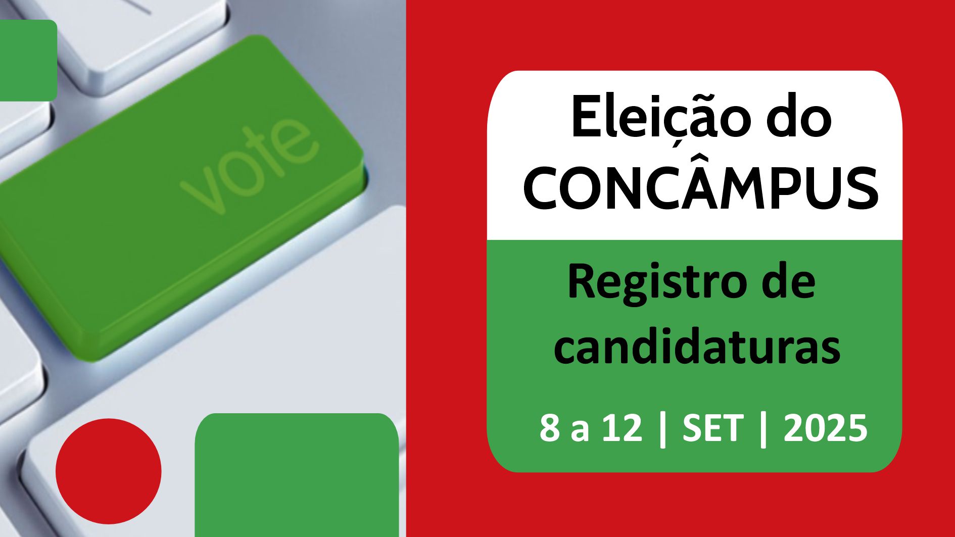 Câmpus Goiânia realiza eleição para escolha de novos conselheiros.